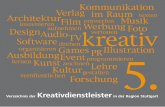 Verzeichnis der Kreativdienstleister in der Region Stuttgart · mail@space4.de, SPACE4 „iGestaltung verstehen wir nicht als Selbstzweck, sondern als Botschafter. Ein mit allen Sinnen