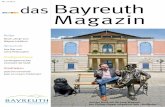 Nr. 7/2013 das Bayreuth Magazin · unterstützt, das Blut effektiv zum Herzen zurückgeführt. Selbst nach einer langen Inszenierung fühlen sich die Beine leichter und entspannter