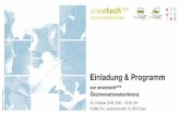 Einladung & Programm - ecotechnology.atecotechnology.at/sites/default/files/Envietech-Einladung-2018.pdf · envietech 2018 „Querdenken” – ein Motto mit dem die envietech2018