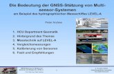 Die Bedeutung der GNSS-Stützung von Multi- sensor-Systemen · Die Bedeutung der GNSS-Stützung von Multi-sensor-Systemen am Beispiel des hydrographischen Messschiffes LEVEL-A Peter
