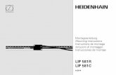 LIP 581 Standardisiert - heidenhain.de · Montageanleitung Mounting Instructions Instructions de montage Istruzioni di montaggio Instrucciones de montaje LIP 581R LIP 581C 4/2014