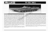 T-72 M1 - cdn.haertle.de · Patronen), 7,62mm PKT MG achs-parallel (3000), 12,7 mm NSVT Fla-MG (500), Gewicht: 43,5 to, Max. Geschwindigkeit: 60km/h, Fahrbereich: 460 km, Motor: 12