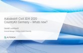 Autodesk® Civil 3D® 2020 CountryKit Germany – Whats new? Civil 3D... · Kreuzende Elemente Erweiterte Symbolstile für die Abbildung der kreuzenden Elemente in Höhenplänen Stile