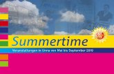 Summertime - presse-service.de · Mai 6 — Summertime 2015 Es ist „Summertime“ in Unna: Das bedeutet frei, nach dem Motto „um-sonst und draußen“ sind von Mai bis September