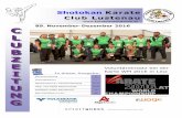 Shotokan Karate Club Lustenau · 89. November-Dezember 2016 C L U B Z E I T U N G C L U B Z E I T U N G  Shotokan Karate Club Lustenau In dieser Ausgabe: Sommertraining 5