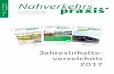 65. Jahrgang Ausgaben 1-7 Nahverkehrs praxis · 3 Mobilitäts-App „KVV.mobil powered by moovel“ startet in Karlsruhe ..... 06/44 Über 80.000 Mitfahr-Haltestellen in ganz Deutschland