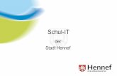 Umsetzung des Medienentwicklungsplanes 2011 · • Own-Cloud/uCloud als sicherer „Dropbox-Ersatz“ • Web-Server für Schulpräsenzen Stadt Hennef, W. Rossenbach (MBA), 13.01.2017