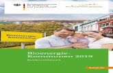 Bioenergie- Kommunen 2019 · Wettbewerbsziele Der Wettbewerb „Bioenergie-Kommunen 2019“ hat das Ziel, erfolgreiche Bioenergie-Kommunen anzu - erkennen und bekannt zu machen.
