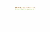 Metabolic Balance Das Aktivprogramm - media.libri.demedia.libri.de/shop/coverscans/623/6235375_lprob.pdf · sich nach Atkins, FdH, Montignac oder Trennkost ernährt, die entspre-
