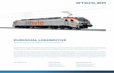 EURODUAL LOKOMOTIVE - stadlerrail.com · Technische Merkmale Technik – Basierend auf Teilsystemen und Komponenten bewährter Modelle wie EURO4000 und UKLIGHT – Für Schienen-Gütertransport