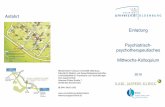 Anfahrt Einladung Psychiatrisch- psychotherapeutisches ... · Direktor der Klinik für Psychiatrie und Psychotherapie Universitätsmedizin Mainz Prof. Dr. med. Jens Wiltfang Direktor