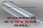 NFPA Pneumatikzylinder - comersystem.com · ROHR Gefertigt aus hochwertigem kaltgezogenem Stahl mit einer Kriechfestigkeit bis 45 kg/mm2. Die Rohre sind innen mit einem Rauheitsgrad