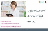 Digitale Apotheke eRezept - telemedallianz.de · Standard-schnittstelle FIVERX.LINK. Rechtliche Rahmenbedingungen Gesetz für mehr Sicherheit in der Arzneimittelversorgung (GSAV)