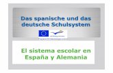 El sistema escolar en España y Alemania - hbbk.de · Das spanische und das deutsche Schulsystem El sistema escolar en España y Alemania.