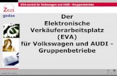 gedas Der - nobicom.denobicom.de/_d-upl/Prospekt_EVAgroup_gedas.pdf · Copyright 2003: HD/Zeus 2/21 EVA-zentral für Volkswagen und AUDI - Gruppenbetriebe gedas Netzanalyse mit Fluke