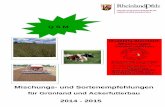 Mischungs- und Sortenempfehlungen file- 2 - Grünland- und Futterbauberatung am DLR Eifel Versuchswesen Pflanzenschutz Förderprogramme im Grünlandbereich Dauergrünland Feldfutterbau