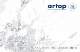 AKADEMIE-PROGRAMM - artop.de · 1 1 wir haben unser neues Programm für Sie zusammengestellt! Der Beratungsmarkt professionalisiert sich und mit ihm auch die Lern- und Entwicklungsziele