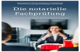 Die notarielle Fachpüfr ung - pruefungsamt-bnotk.de · bzw. den einzelnen Notar gewährleistet sind. Die Bedürfniszahlen sind in den Verwaltungsvorschriften der Bundesländer mit