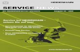 200902 ServiceNews de - HEIDENHAIN · Der HEIDENHAIN-Service informiert! Ausgabe 04 – 2009 SERVICE Service bei HEIDENHAIN – setzen Sie auf uns! + Servicekonzept für METRONICS,