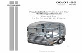 Lkw und Bus P-, G-, R-, und N-, K-, F-Serie - scania.com · Scania CV AB 2016, Sweden 00:01-06 Ausgabe 3 de-DE Produktinformationen für Rettungsdienste Lkw und Bus P-, G-, R-, und