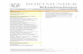 DORTMUNDER · Nr. 1 – 74. Jahrgang Amtsblatt der Stadt Dortmund Freitag, 5. Januar 2018 2 Tagesordnungen des Rates, seiner Ausschüsse , der Bezirksvertretungen und Beiräte