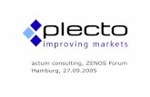 actum consulting, ZENOS Forum Hamburg, 27.09 · sxmb_adm Queues administrieren Festlegung Application/ Integration Server. Komponenten der XI Adapter Engine Integration Builder Repository