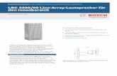 LBC 3200/00 Line-Array-Lautsprecher für den Innenbereichresource.boschsecurity.com/documents/LBC_3200_00_Data_sheet_deDE... · Details zur Befestigungshalterung Abmessungen (in mm)