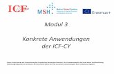 Modul 3 Konkrete Anwendungen der ICF-CYteilhabe-verbessern.de/media/ICF-CY/Modul_3_Konkretes_Anwenden.pdf · Modul 3 Konkrete Anwendungen der ICF-CY Dieses Projekt wurde mit Unterstützung