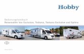 Bedienungshandbuch Reisemobile Van Exclusive, Toskana ... · Einleitung Liebe Motorcaravaner, wir beglückwünschen Sie zum Erwerb Ihres neuen HOBBY-Reisemobils. Das in uns gesetzte