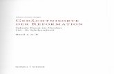 GEDÄCHTNISORTE DER REFORMATION - gbv.de · Johann Anselm Steiger GEDÄCHTNISORTE DER REFORMATION Sakrale Kunst im Norden (16.-18. Jahrhundert) Band 1, A-K SCHNELL + STElNER