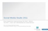 Social Media Studie 2011 - hs-koblenz.de · 3 | December 5, 2011 Vorwort Wie bereits die Vorgängerstudie aus 2010, verfolgt auch die vorliegende Untersuchung das Ziel, die Social