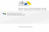 Servervirtualisierung mit VMware ESXi 6 · V M wa re E SX i - Se r ve r S e ite 4 – Z Vor der Beschaffung der Server-Hardware sollte geprüft werden, ob der ESXi-Server darauf läuft