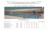 Protokoll - schwimmbezirk- · PDF file18. November 2018 Protokoll Meldestatistik Alle Wettkämpfe Verein Abk. Nation Schwimmer Männer Frauen Total Männer Einzel Frauen Total Staffeln