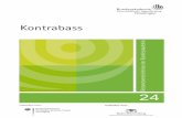 Kontrabass - bundesakademie-trossingen.de · Dieses Verzeichnis umfasst die bis im Katalog der Bibliothek erfassten Werke für Dezember 2018 einen oder mehrere Kontrabässe mit und