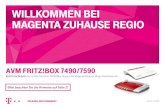 AVM FRITZ!Box 7490/7590 - telekom.de · Stand: 07/2019 Bitte beachten Sie die Hinweise auf Seite 2! AVM FRITZ!Box 7490/7590 Schritt für Schritt: So richten Sie Ihren FRITZ!Box Router