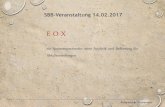ein Summenparameter, seine Analytik und Bedeutung für ... · EOX – SBB-Veranstaltung 14.02.2017 Referent: B. Tischendorf ein Summenparameter, seine Analytik und Bedeutung für