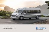VANTANA - Hobby Caravan · 13 Intelligente und flexible Aufteilung des Heckbereichs Viel Platz für Urlaubs- und Sportutensilien bietet der variable Staubereich im Heck.