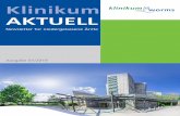 Klinikum Aktuell 06/2019 Juni2019.pdf · Craiovan B.S., Grifka J, Keshmiri A, Moser B, Wörner M, Renkawitz T (2015) Defektadaptierte Rekonstruktionsstrategie in der Hüftrevisions-