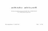 aa aikido aktuell nr 173 Heft 2019-1 - 181222 - aikido-bund.de · „aikido aktuell“ – Informationsschrift für Aikido in Deutschland 2 aikido aktuell 1/2019 Inhaltsverzeichnis
