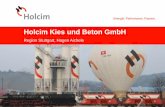 Holcim Kies und Beton GmbH - rc-beton.de Hagen  · PDF file•Die verwendete RC-Gesteinskörnung entspricht den Anforderungen der DIN EN 12620. •Die maximal zulässigen Mengen an