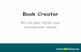 Book Creator - medienundbildung.com · ein neues eBook zu erstellen. Vor Bearbeitung des eBooks wählen Sie das passende Format aus. Dies ist die Deckseite Ihres neuen eBooks. Tippen