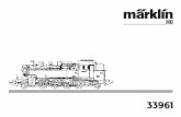 606 684 Anl. 33961 - static.maerklin.de · BR 86 La Deutsche Reichsbahn (DR) a acquis les locos de la série BR 86 pour assurer les services voyageurs et marchandises sur les lignes