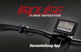 Kurzanleitung App - raleigh-bikes.de · 4 Kurzbeschreibung | Impulse Smart Display: Navigations App Mit dem Klick auf das Impulse-Icon wird die App „E-BIKE NAVIGATION“ geöffnet