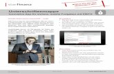 Unterschriftenmappe - Home - SFirm.de · Ein Unternehmen der Finanz Informatik Stand: Juni 2016 Verteilte Elektronische Unterschrift — mobil Holen Sie sich eine clevere App auf