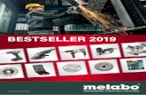 BESTSELLER 2019 - metabo.com · BESTSELLER ZUBEHÖR BESTSELLER ZUBEHÖR 8 *Unverbindliche Preisempfehlung des Herstellers ohne MwSt. 9 SDS-plus Breitmeißel »classic«Special Edition