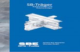 SB-Träger - sbe-zeta.de · Jahrzehnten von der „SBE Vertriebs GmbH“ im deutschsprachigem und angrenzenden europäischem Raum angeboten. Die Detailklärung und Beratung wird durch