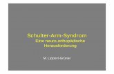 Schulter-Arm-Syndrom · Komplikation bei 12-25% der Patienten mit Hemiparese Schmerzhafte Einschränkung der Beweglichkeit der Gelenke der oberen Extremität: a. Dorsalxtension und