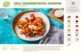 Chili-SüsSkartoffel-Kumpir, · 1 This year, once again, so-called fusion cuisine is totally in vogue. In this process, country-specific ingredients from different regions are combined