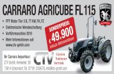 CARRARO AGRICUBE FL 115 - ctv-gmbh.com · • FPT Motor Tier 3 B, 77 KW, FH, FZ • Elektronische Wendeschaltung • Vorführmaschine 2018 • Mehr Informationen auf: Ihr Carraro