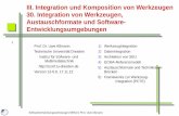 III. Integration und Komposition von Werkzeugen 30 ...st.inf.tu-dresden.de/files/teaching/ws12/sew/slides/30-tool-integration-ide.pdfP r o f. U. A ß m a n n, S o f t w a r e e n t